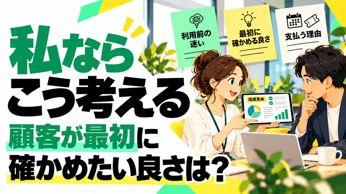 業務支援への応用と3つの問いを伝える