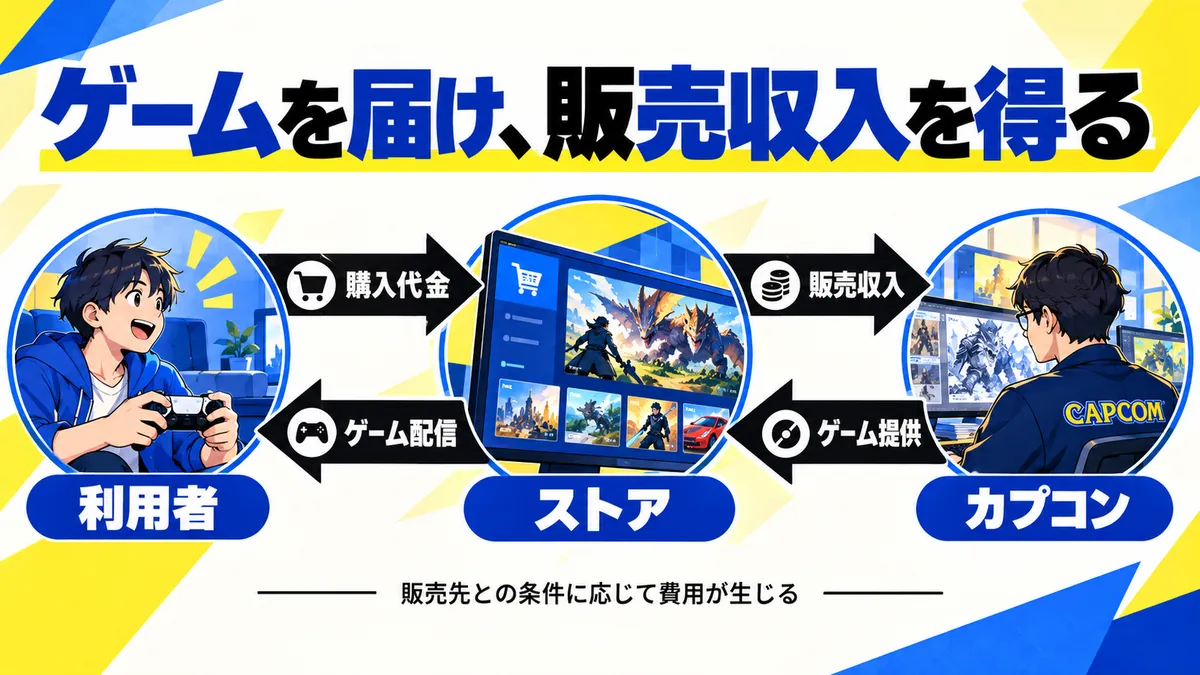 1本のゲームを複数の収益へ