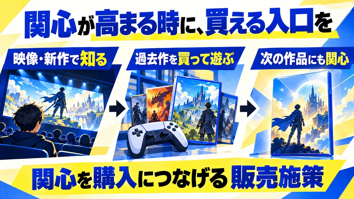 新作と映像が過去作を動かす