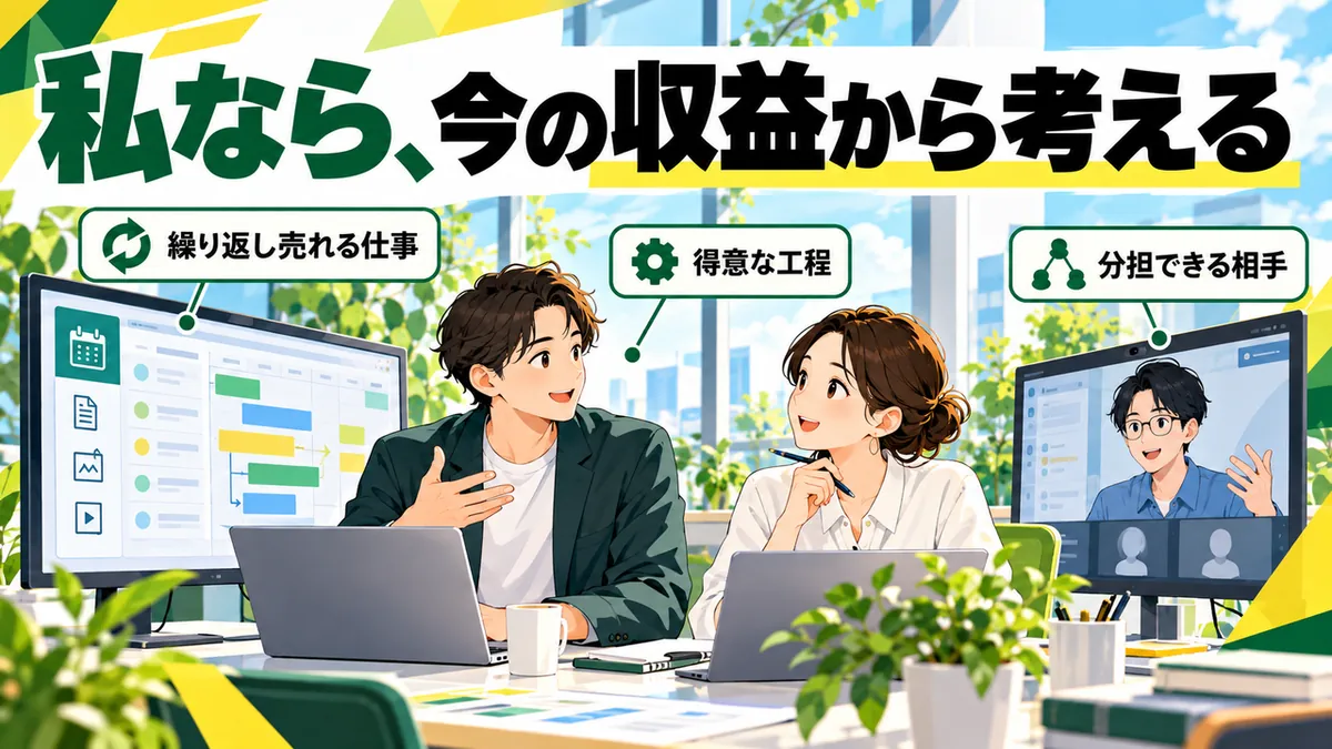 読者の仕事へ置き換える3つの問い