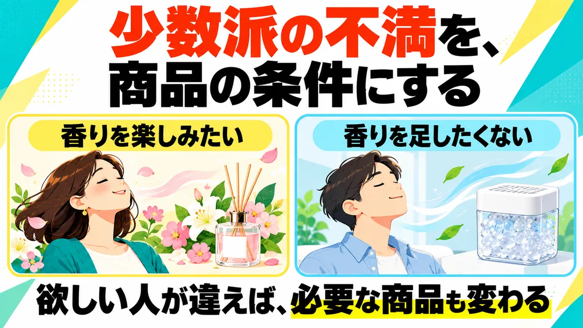 無香空間は誰の不満から生まれた?