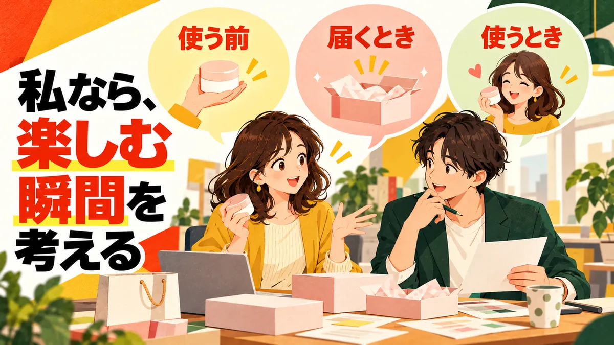 自分の仕事の接点を考える場面を示す(AI生成の概念イラスト)