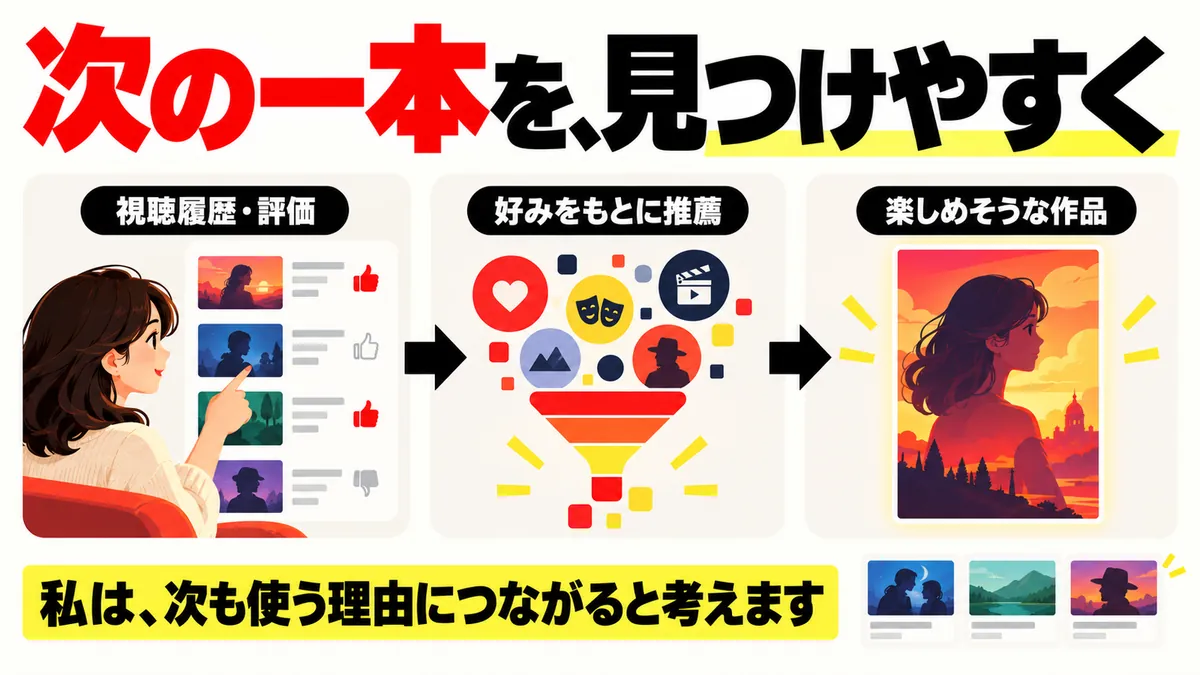 Netflixの推薦は何を助ける?