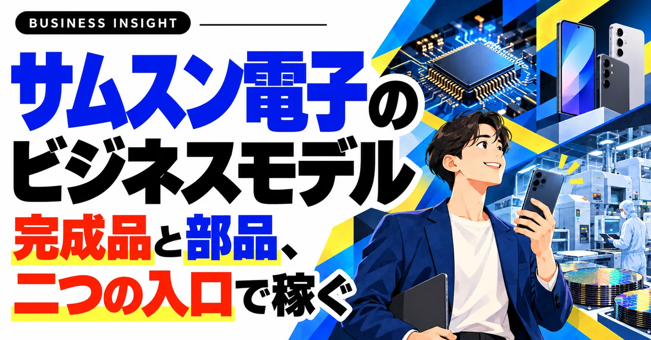 サムスン電子のビジネスモデル-完成品と部品、二つの入口で稼ぐ