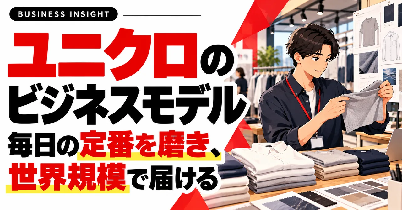 ユニクロのビジネスモデル-毎日の定番を磨き、世界規模で届ける