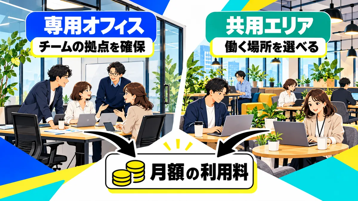専用と共用で、支払う理由を分ける